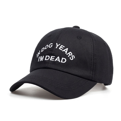 IN DOG YEARS I'M DEAD Cap